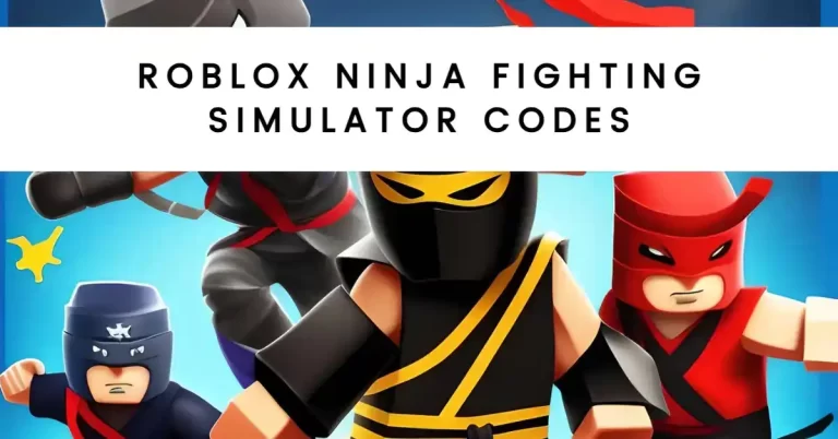 Roblox Ninja Fighting Simulator codes January 2024